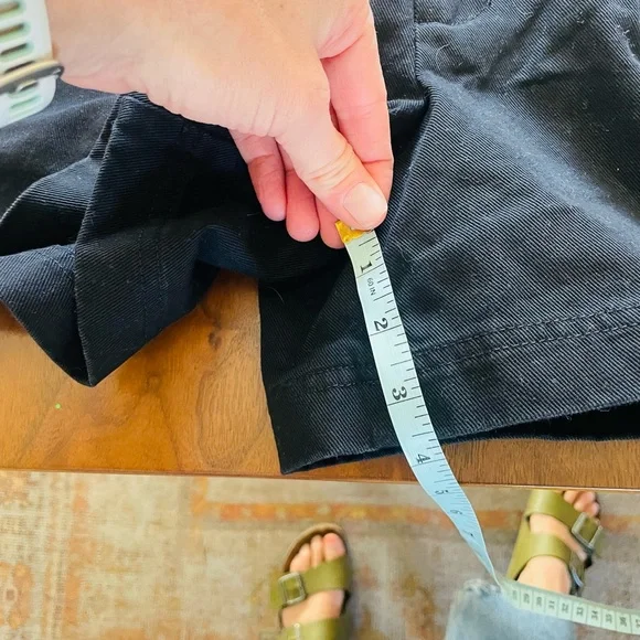 Vintage Newport News High Rise Black Shorts 100% Cotton - Picture 5 of 11